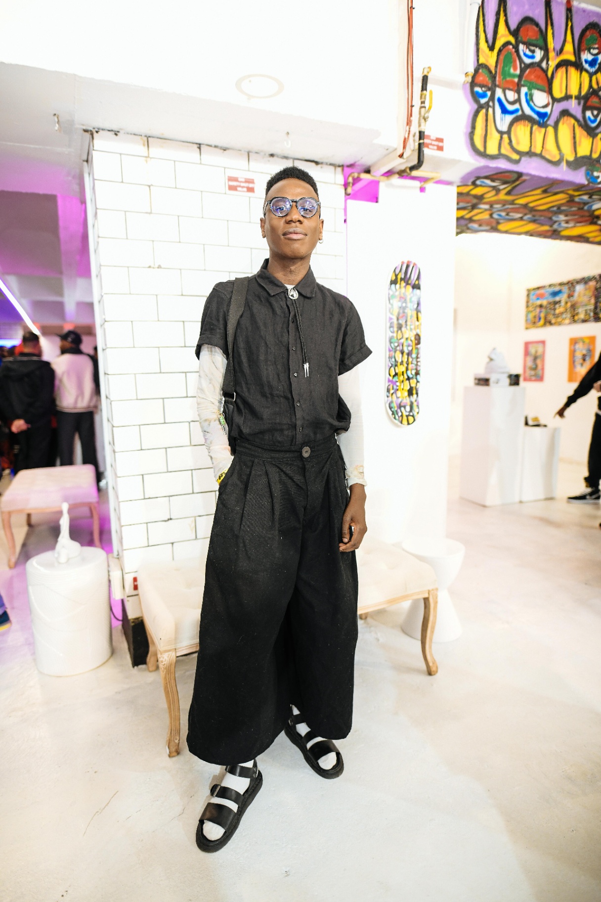 Fashion as language, worn into the space